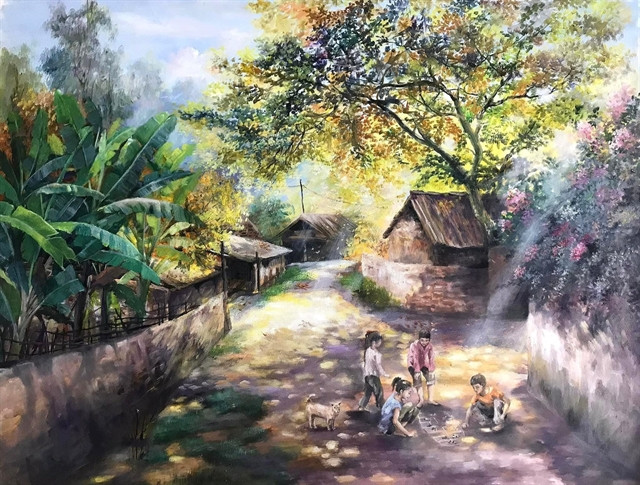 Painter finds inspiration in rural scenery