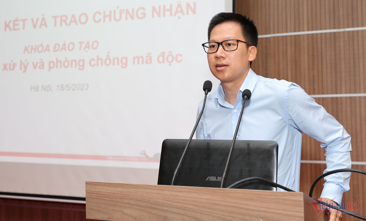 Phó Chủ tịch VNISA Khổng Huy Hùng cho biết, trong năm nay Hiệp hội sẽ tổ chức ít nhất từ 3 - 5 khóa đào tạo chuyên sâu cho các hội viên. (Ảnh: M.Sơn)