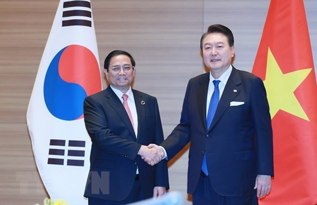 Vietnamese PM meets RoK President hinh anh 1