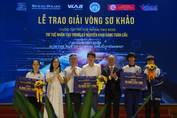 4 học sinh Vĩnh Phúc vào chung kết cuộc thi AI Contest 2023