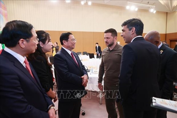 O primeiro-ministro Famin Chinh se reuniu com os presidentes do Brasil e da Ucrânia hinh anh 2