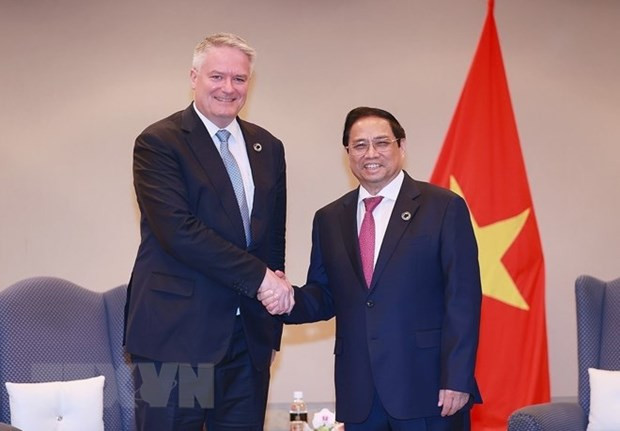 PM receives IMF Managing Director, OECD Secretary-General hinh anh 2