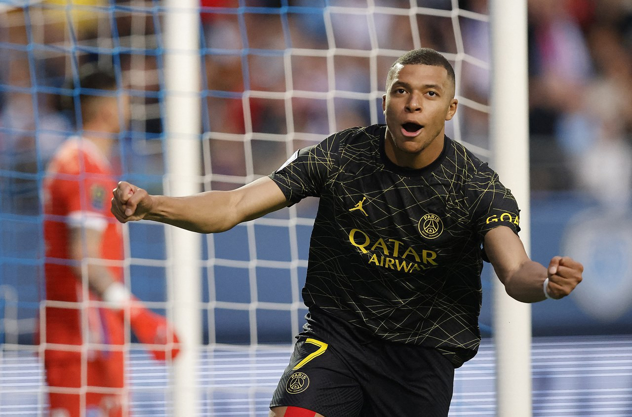 Bảng xếp hạng vua phá lưới Ligue 1 2022-23: Mbappe được xướng tên