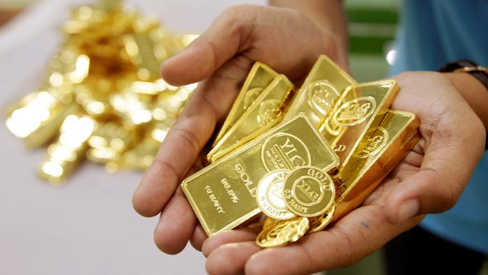 Giá vàng hôm nay 23/5: Đuối sức, giá vàng giảm mạnh