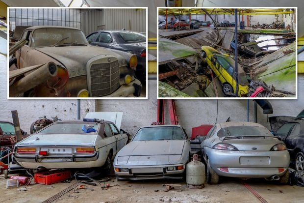 Ngỡ ngàng với 'kho báu' chứa toàn xe cổ bị bỏ hoang ở Bỉ