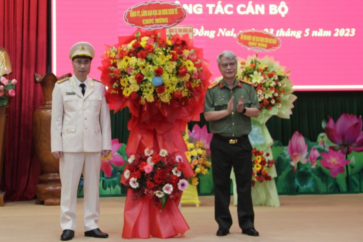 Thượng tá Nguyễn Mạnh Toàn làm Phó Giám đốc Công an tỉnh Đồng Nai