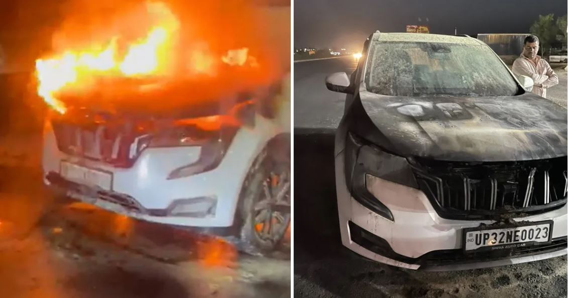 Tài xế 'méo mặt' vì xe SUV mới mua 6 tháng bất ngờ bốc cháy trên cao tốc