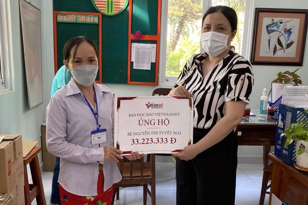 Bạn đọc tiếp tục ủng hộ bé Nguyễn Thị Tuyết Mai hơn 33 triệu đồng