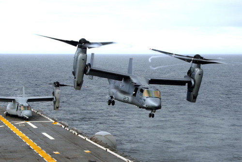Uy lực trực thăng lưỡng cư 'chim ưng biển' V-22 Osprey của Mỹ