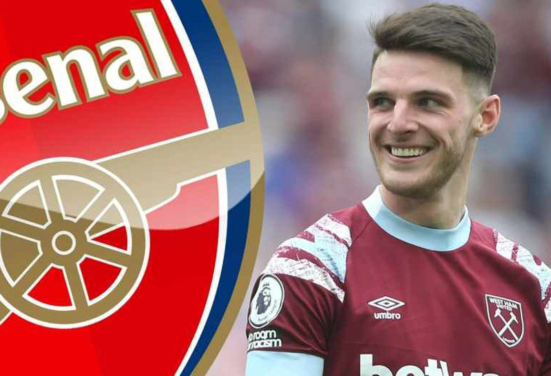 Declan Rice 'chê' MU, muốn gia nhập Arsenal