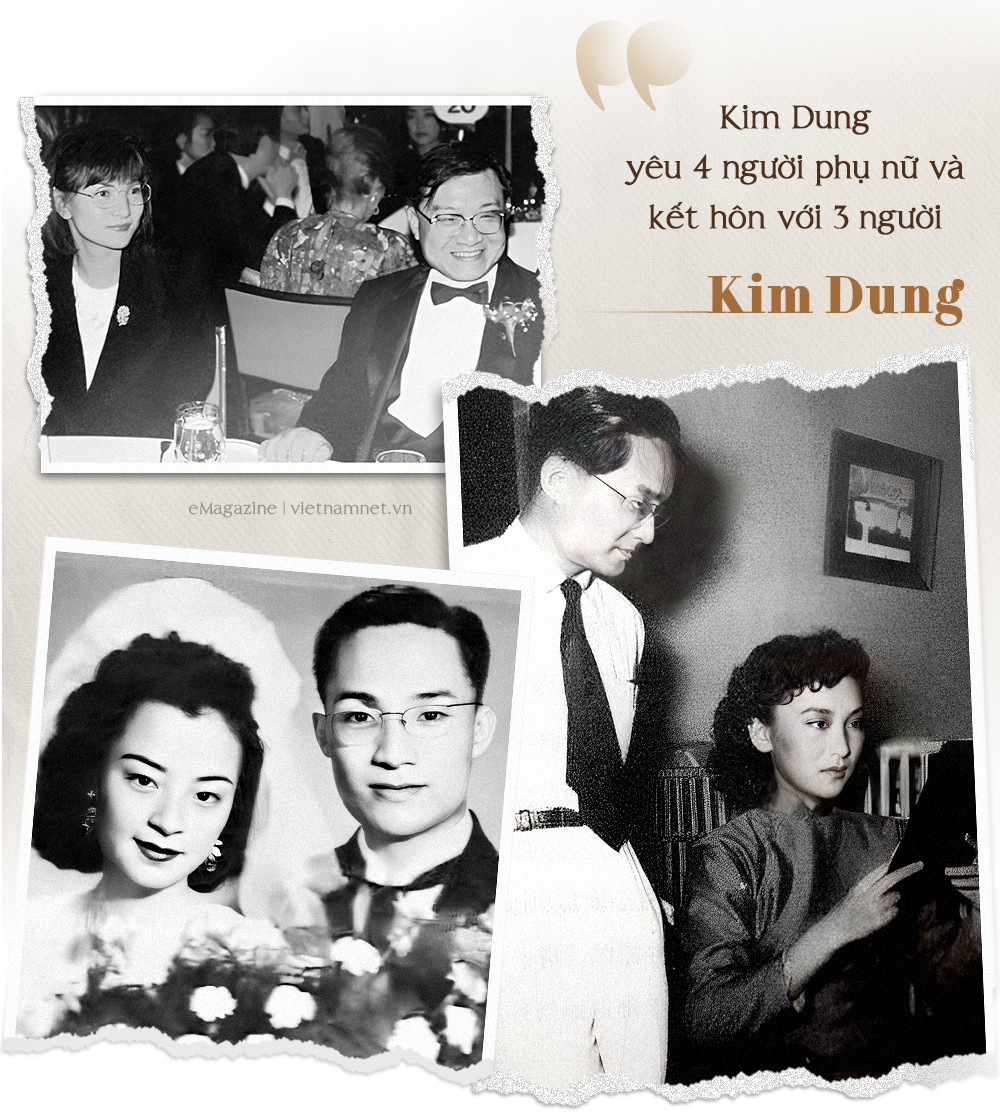 Kim Dung: 3 người vợ và 1 người tình trong mộng