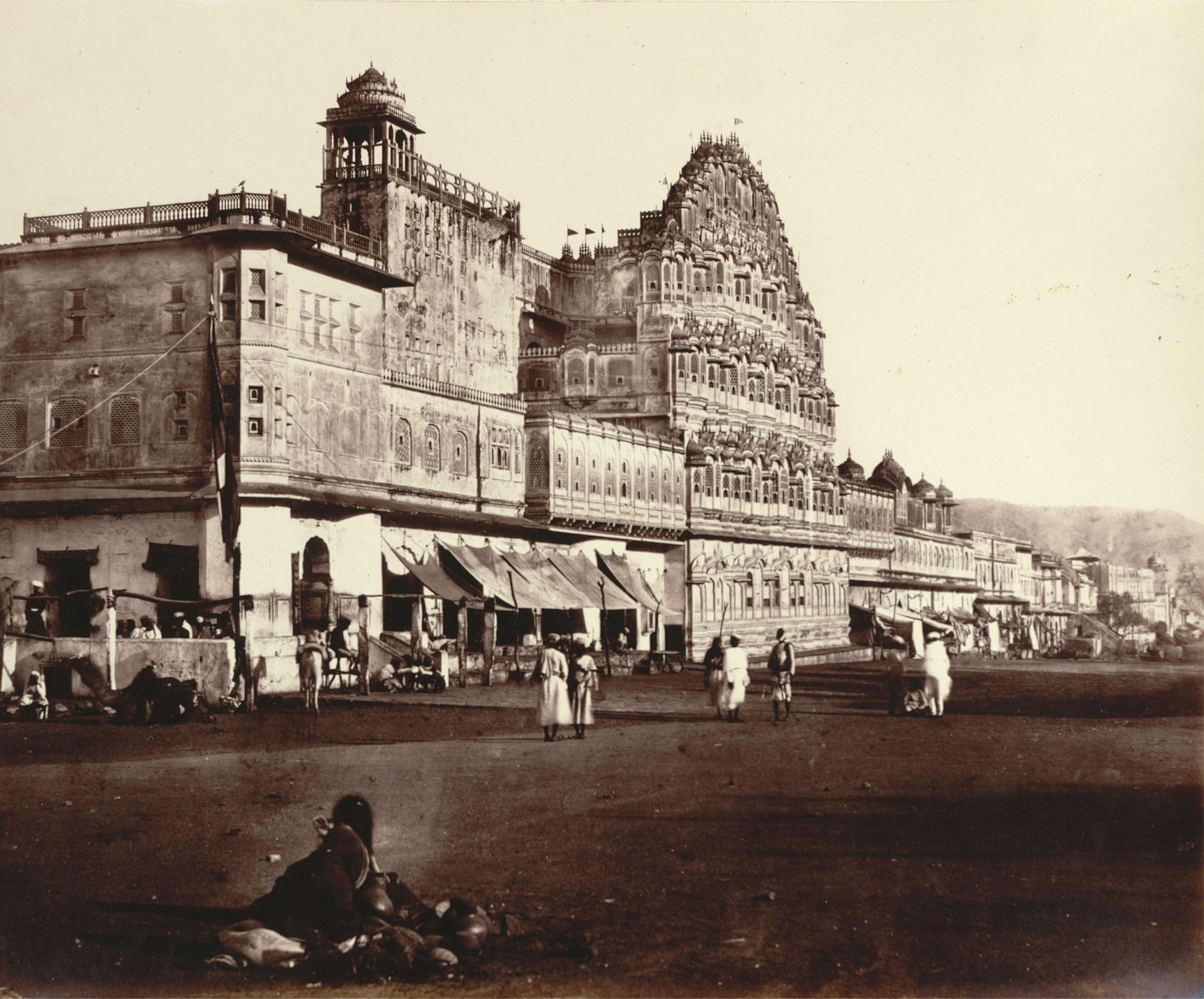 hawa mahal palace of winds in jaipur rajasthan c1860s 940