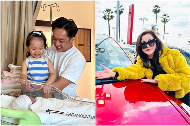 Vợ chồng Cường Đô La sinh con thứ 2, Thúy Nga mua xe sang