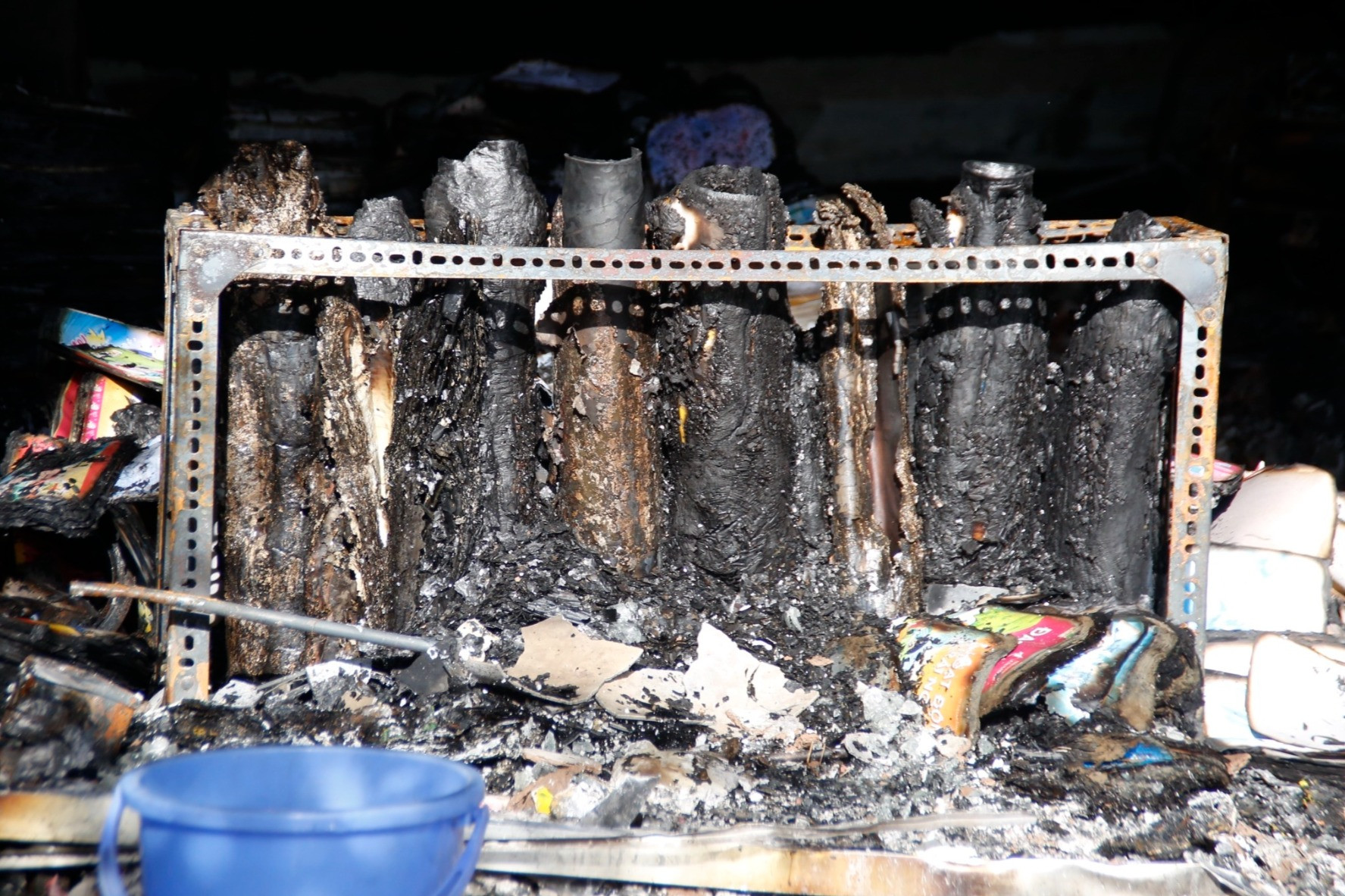 Hiện trường vụ cháy khiến 2 người tử vong ở Quảng Nam