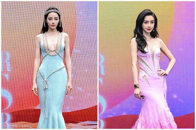 Địch Lệ Nhiệt Ba, Angelababy đẹp như công chúa làm say đắm lòng người