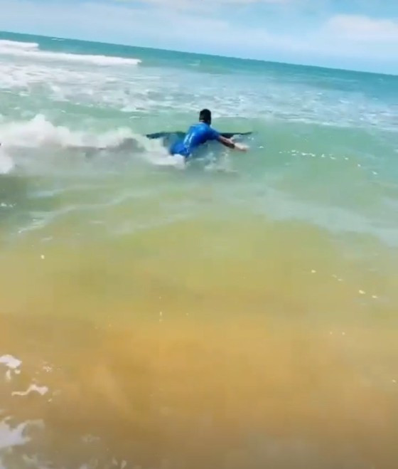 Rescuers attempt to save whale stranded on Binh Thuan beach ảnh 3