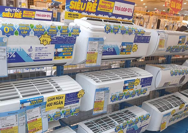 Điều hòa giảm giá mạnh, chỉ từ 4 triệu đồng