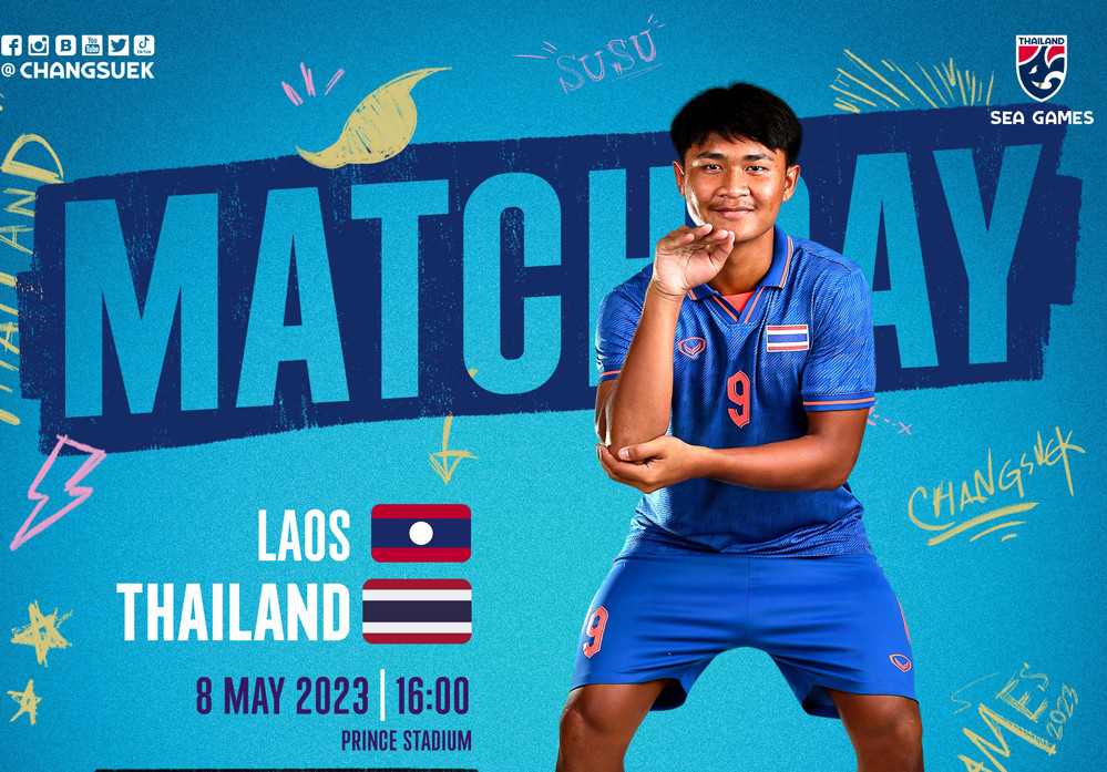 Link xem trực tiếp U22 Thái Lan vs U22 Lào: Bóng đá nam SEA Games 32