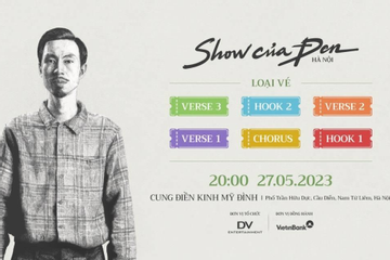 Ưu đãi đến 25% giá vé ‘Show của Đen’ Hà Nội