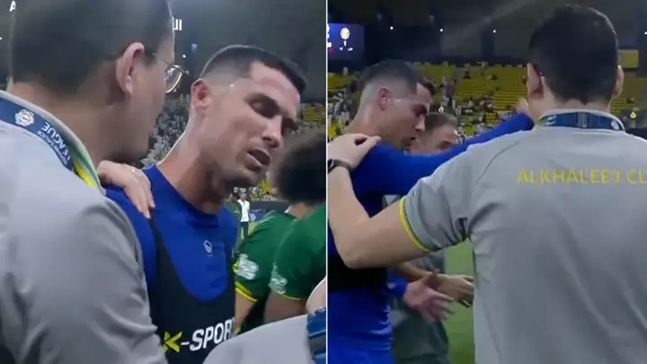 Ronaldo vô duyên với Al Nassar, tức giận đẩy nhân viên đối thủ