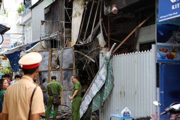Hiện trường cháy nhà khiến 3 ông cháu tử vong ở TP Nha Trang