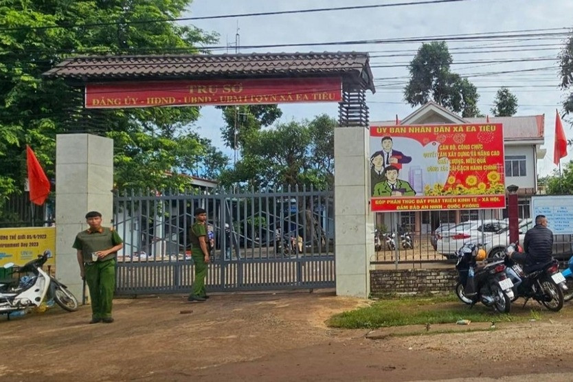 Bắt giữ 6 đối tượng trong vụ tấn công trụ sở xã ở Đắk Lắk