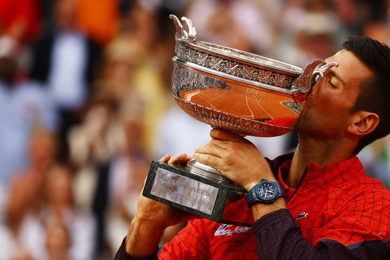 Djokovic lập kỷ lục giành 23 danh hiệu Grand Slam