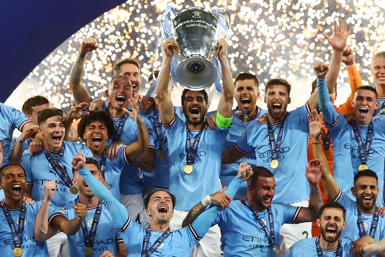 Man City lần đầu tiên vô địch Champions League