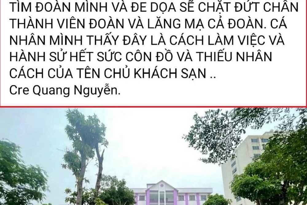 Bị tố doạ 'chặt chân' đoàn khách đặt phòng ở Cửa Lò, chủ khách sạn nói gì?