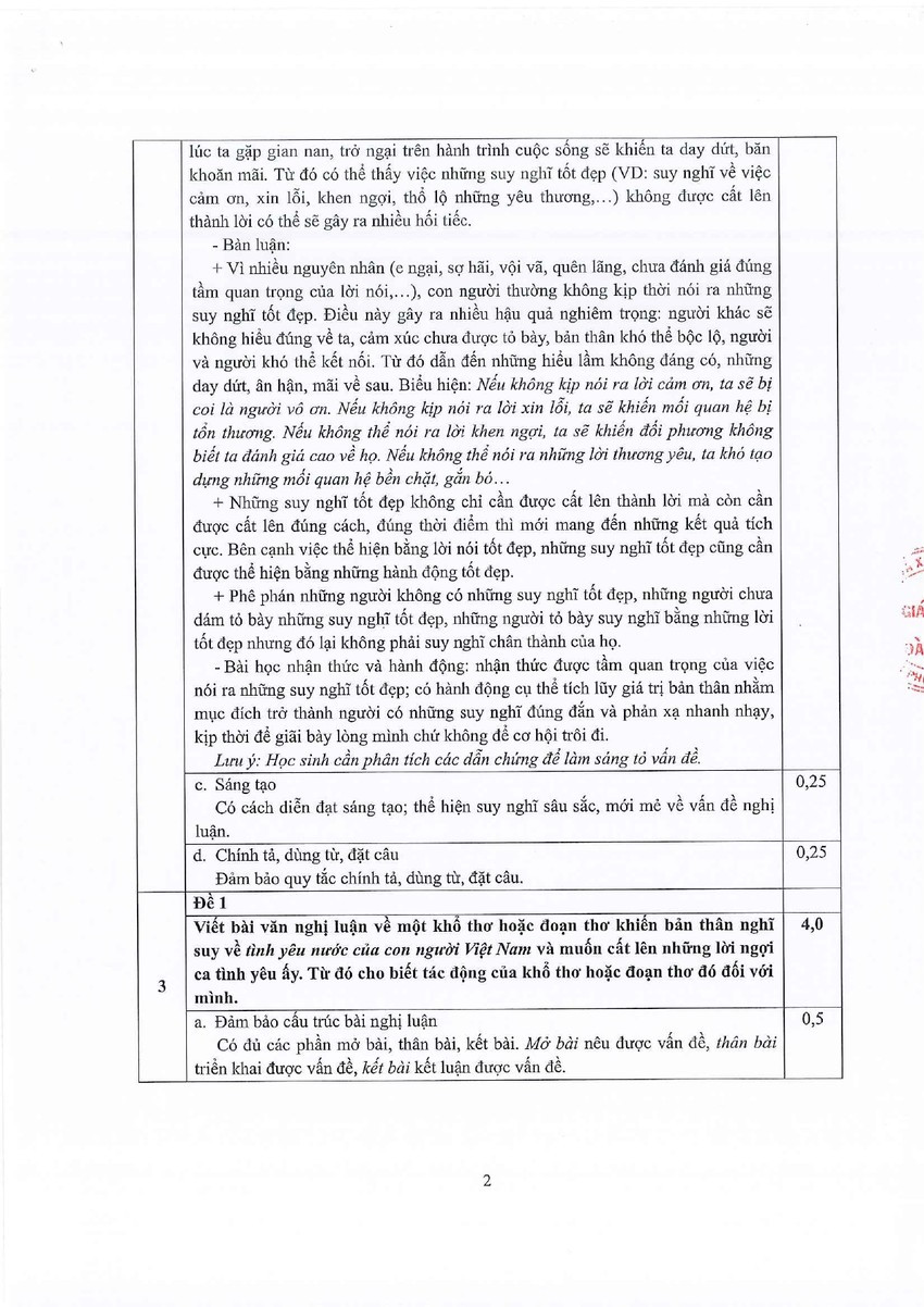 Công bố đáp án các môn thi trong kỳ thi vào lớp 10 tại TP.HCM ảnh 5