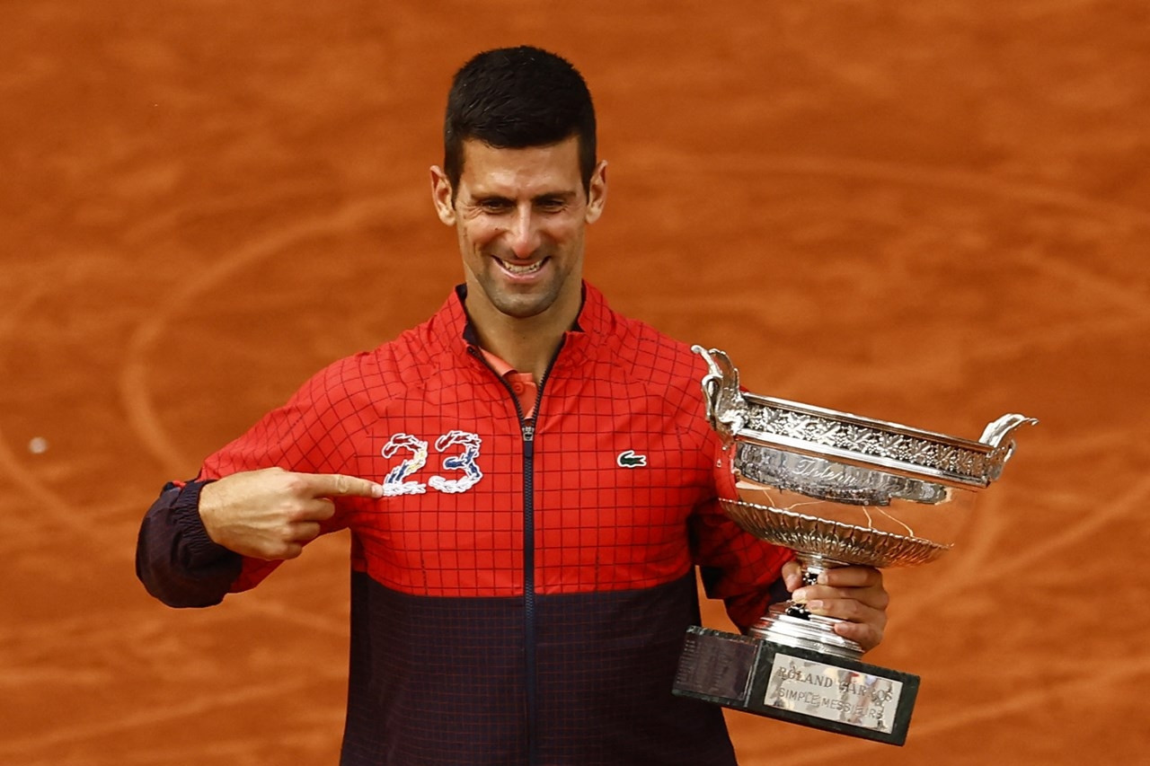 Những khoảnh khắc Djokovic ngất ngây với thiên đường thứ 23