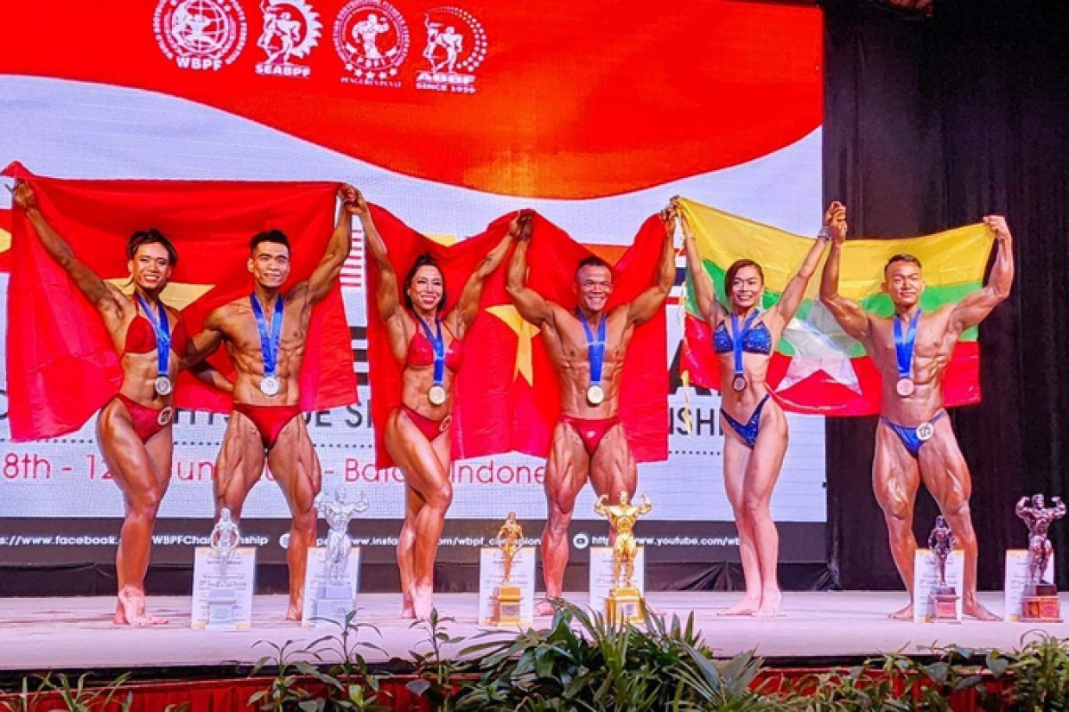 vietnam win nine golds at sea bodybuilding championship picture 1