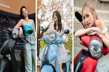 Hotgirl Gen Z ‘biến hóa’ đa dạng phong cách với xe tay ga Yamaha