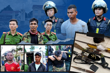 Clip diễn biến vụ nhóm người tấn công trụ sở xã ở Đắk Lắk
