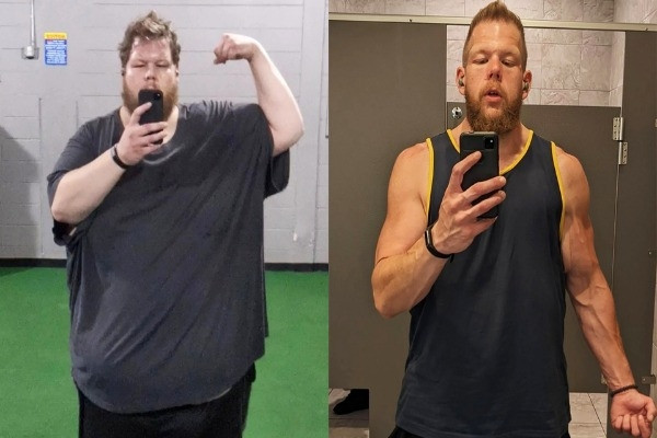 Thất tình vì ngoại hình, người đàn ông luyện tập, giảm thành công 162kg