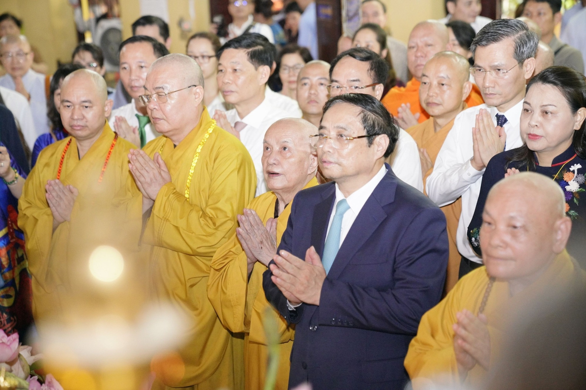 Cầu nguyện cho thế giới hòa bình trong Đại lễ Phật đản 2023