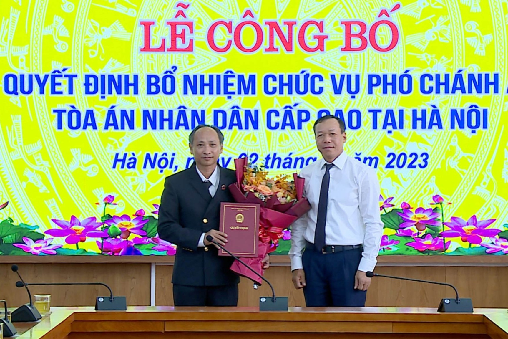 Ông Phạm Văn Nam giữ chức Phó Chánh án TAND cấp cao tại Hà Nội