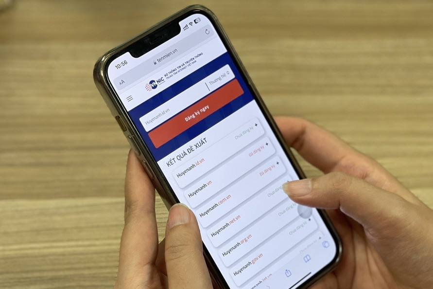 Đã cấp hơn 3.100 tên miền thương hiệu cá nhân trực tuyến