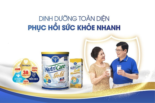 Nutricare Gold bổ sung dinh dưỡng giúp phục hồi sức khoẻ