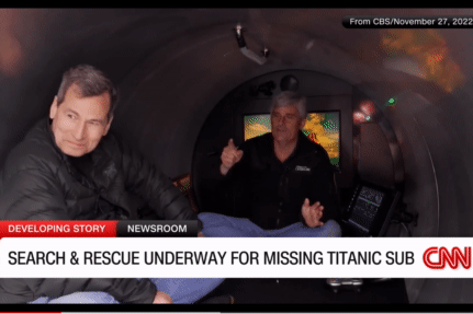 Video bên trong tàu lặn mất tích khi tham quan xác tàu Titanic