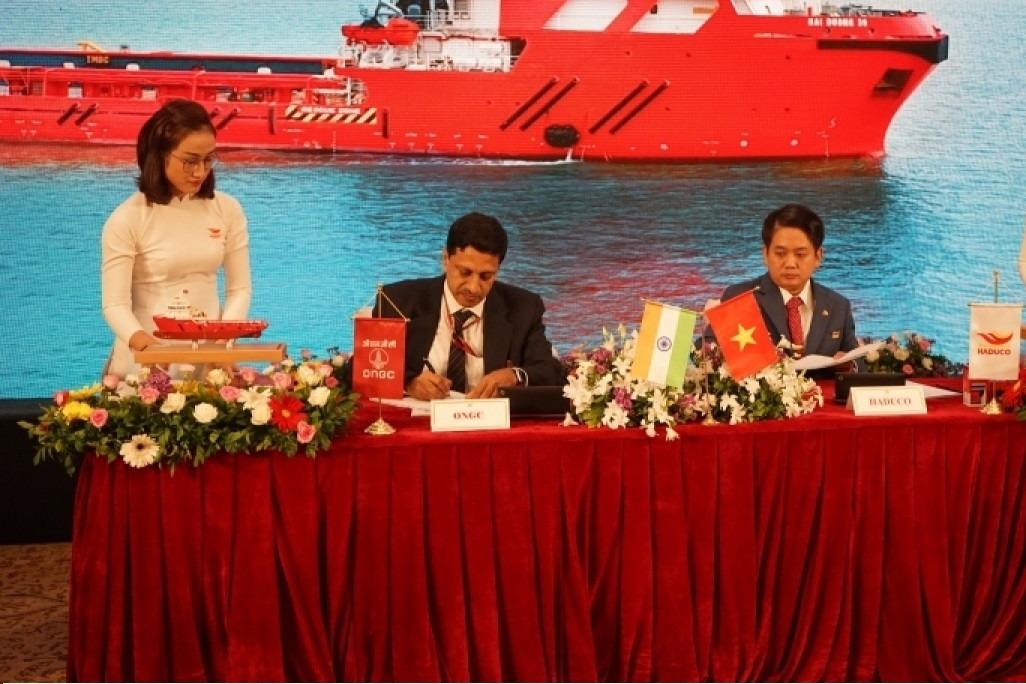 Vietnam and India ink deal on supplying oil and gas exploitation services