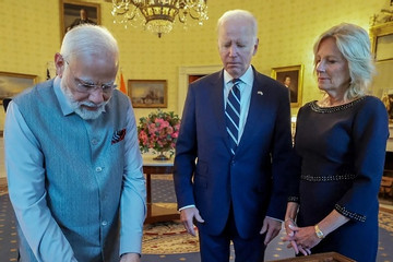Hé lộ những món quà đặc biệt Thủ tướng Ấn Độ tặng vợ chồng ông Biden
