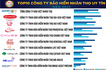 Vietnam Report công bố Top 10 công ty bảo hiểm uy tín năm 2023
