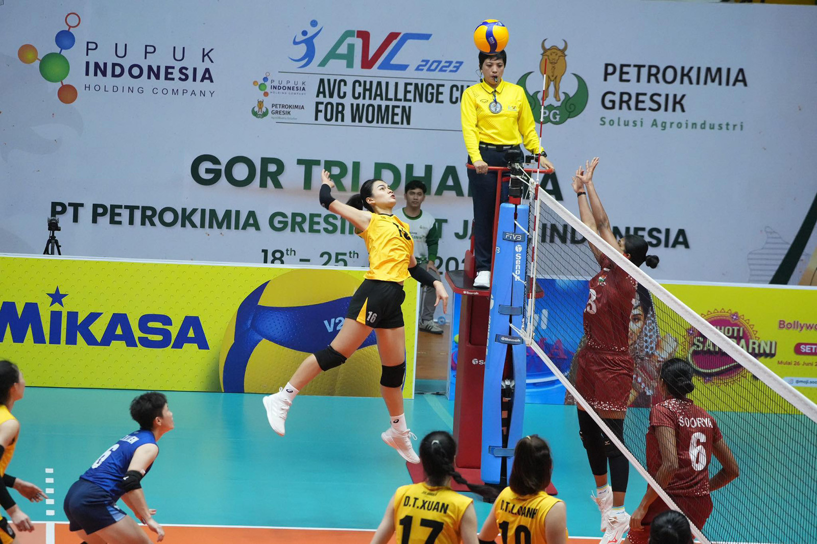 Tuyển bóng chuyền nữ Việt Nam gặp Indonesia ở chung kết AVC Challenge Cup 2023