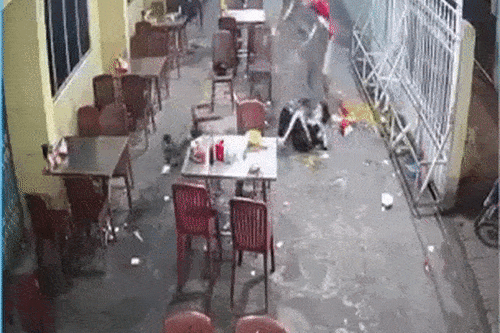 Phạt người đàn ông đánh phụ nữ dã man ở quán ăn