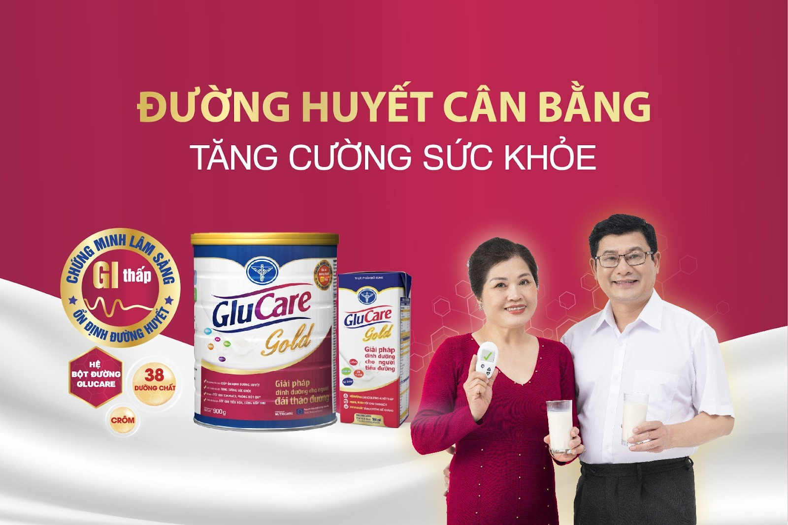 Glucare Gold - Giải pháp dinh dưỡng cho người đái tháo đường