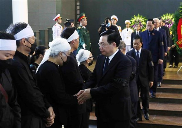 State-level funeral held for former Deputy PM Vu Khoan hinh anh 2