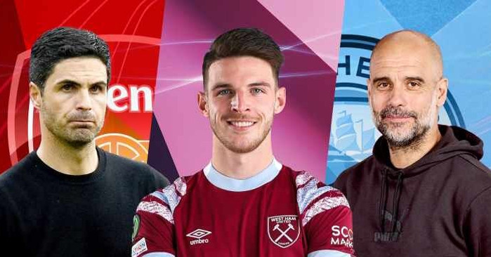 Man City rút khỏi thương vụ Declan Rice sau giá kỷ lục của Arsenal