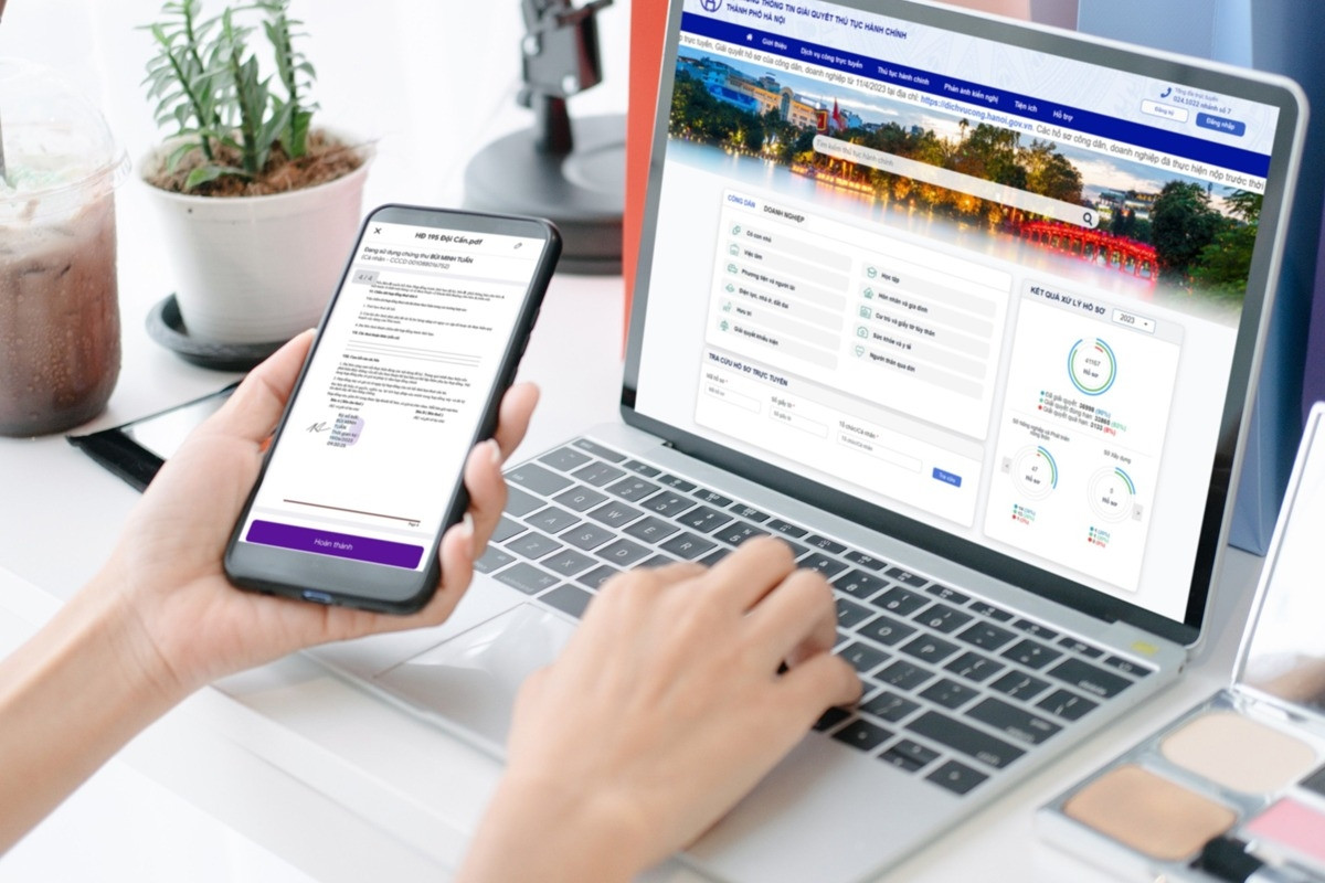21 địa phương đã tích hợp chữ ký số vào Cổng dịch vụ công