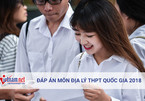 Tham khảo đáp án môn Địa lý kỳ thi tốt nghiệp THPT quốc gia 2018 tất cả 24 mã đề